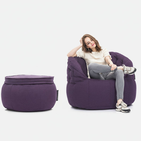 Butterfly Chaise Sett Aubergine Dream Innedørs sett