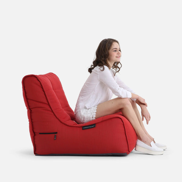 Evolution Sofa Crimson Vibe (Sunbrella) Utendørs saccosekk