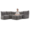 Mod 5 Living Lounge Modulsofa Luscious Gray Innedørs modulsofa