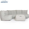 Mod 5 Living Lounge Modulsofa Silverline Utendørs modulsofa