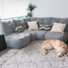 Mod 4 L Sofa Modulsofa Keystone Gray Innedørs modulsofa