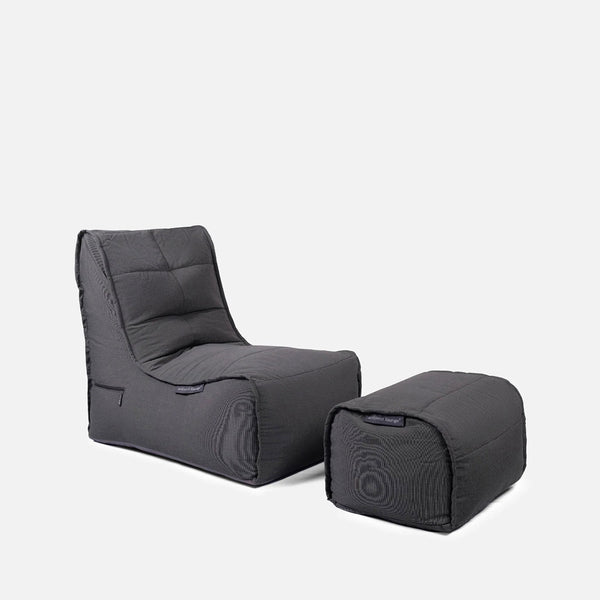 Evolution Sofa Black Rock (Sunbrella) Utendørs saccosekk