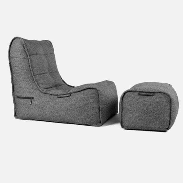 Evolution Chaise Sett Titanium Weave Utendørs sett