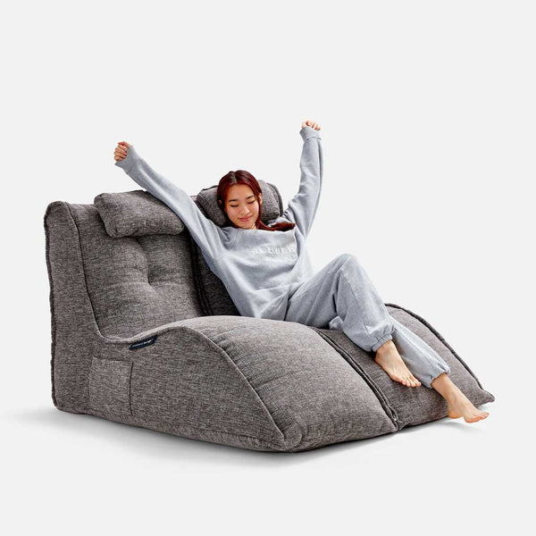 Twin Avatar Deluxe Luscious Gray Innedørs saccosekk