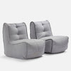 Twin Couch Modulsofa Keystone Gray Innedørs saccosekk
