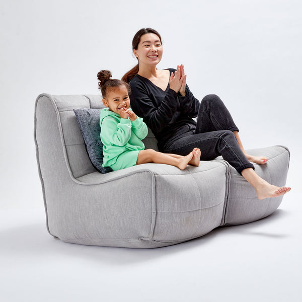 Twin Couch Modulsofa Keystone Gray Innedørs saccosekk