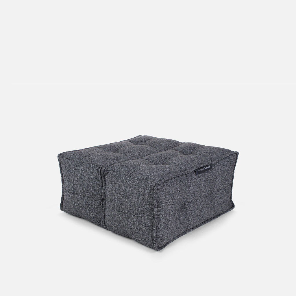 Twin Ottoman Modulsofa Titanium Weave Innedørs modulsofa