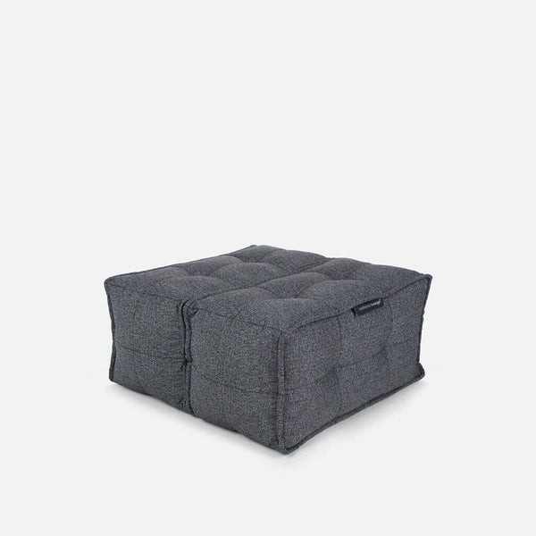Twin Ottoman Modulsofa Titanium Weave Indendørs modulsofa