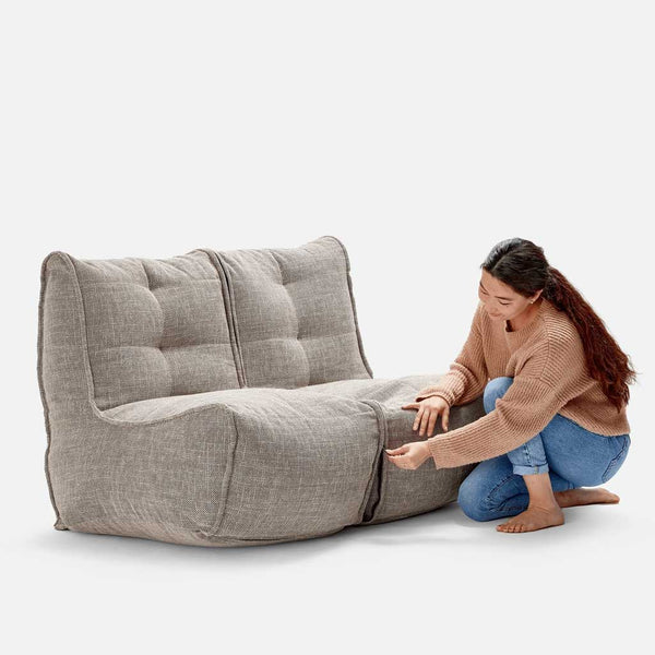 Twin Couch Modulsofa Eco Weave Indendørs sækkestol