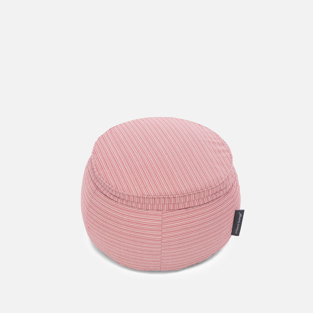 Wing Ottoman Deluxe Raspberry Polo Utendørs saccosekk