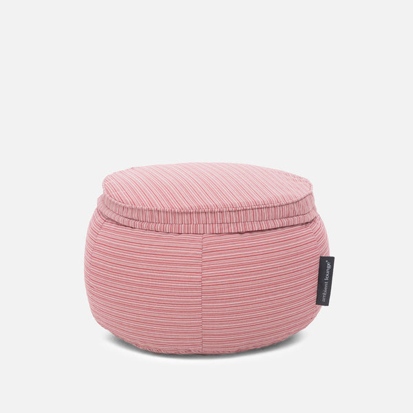 Wing Ottoman Deluxe Raspberry Polo Utendørs saccosekk