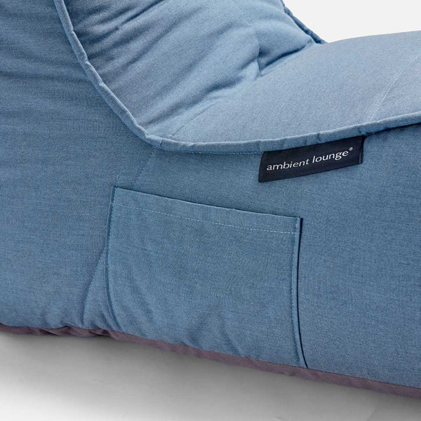 Avatar Lounger Atlantic Denim Utendørs saccosekk