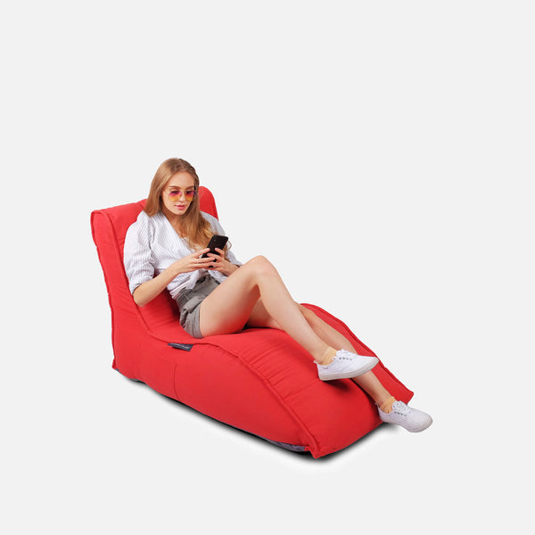 Avatar Lounger Crimson Vibe (Sunbrella) Utendørs saccosekk