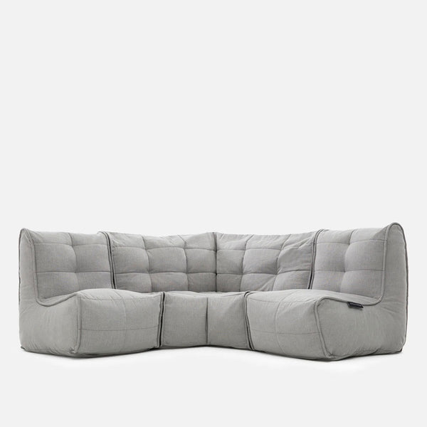 Mod 3 Cozy Corner Modulsofa Keystone Gray Indendørs modulsofa