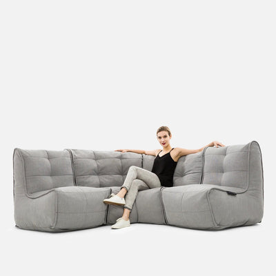 Mod 3 Cozy Corner Modulsofa Keystone Grå 