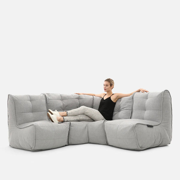 Mod 3 Cozy Corner Modulsofa Keystone Gray Indendørs modulsofa