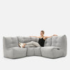 Mod 3 Cozy Corner Modulsofa Keystone Gray Indendørs modulsofa