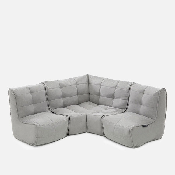 Mod 3 Cozy Corner Modulsofa Keystone Gray Indendørs modulsofa