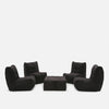Mod 4 Quad Couch Modulsofa Black Sapphire Innedørs modulsofa