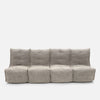 Mod 4 Quad Couch Modulsofa Eco Weave Indendørs modulsofa