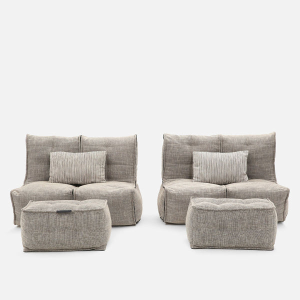 Mod 4 Quad Couch Modulsofa Eco Weave Indendørs modulsofa