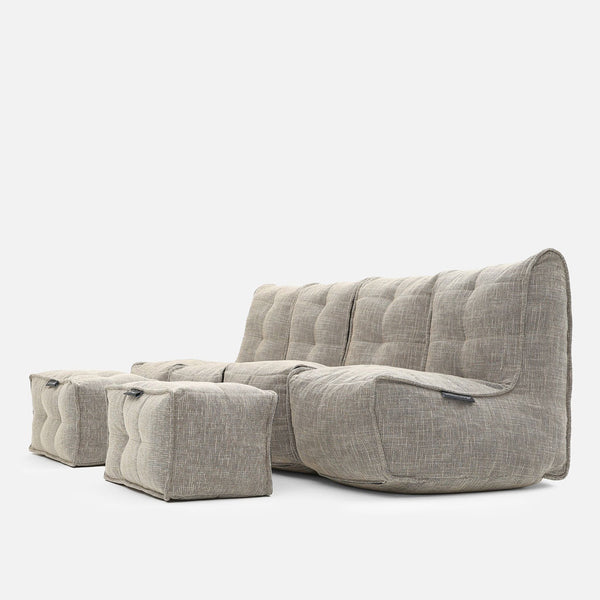 Mod 4 Quad Couch Modulsofa Eco Weave Indendørs modulsofa