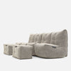 Mod 4 Quad Couch Modulsofa Eco Weave Indendørs modulsofa