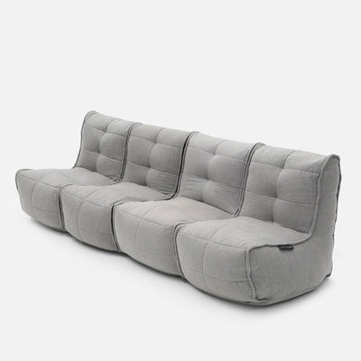 Mod 4 Quad Couch Modulsofa Keystone Grå 