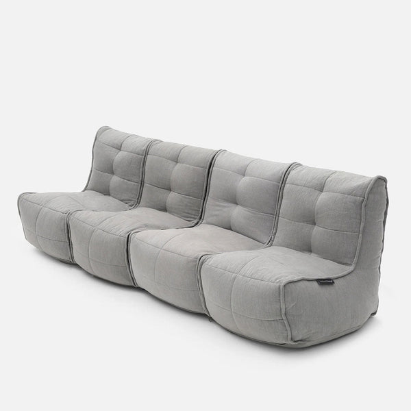 Mod 4 Quad Couch Modulsofa Keystone Gray Innedørs modulsofa
