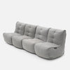 Mod 4 Quad Couch Modulsofa Keystone Gray Innedørs modulsofa