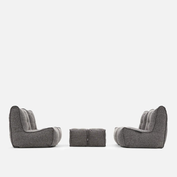 Mod 4 Quad Couch Modulsofa Luscious Gray Innedørs modulsofa