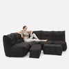 Mod 5 Living Lounge Modulsofa Black Sapphire Indendørs modulsofa