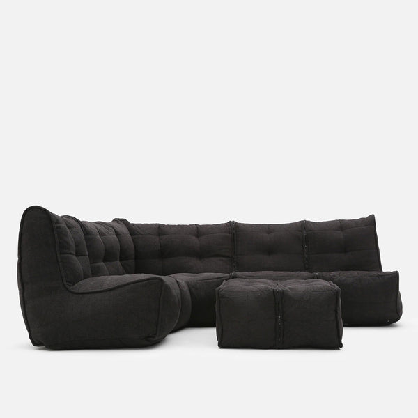 Mod 5 Living Lounge Modulsofa Black Sapphire Indendørs modulsofa