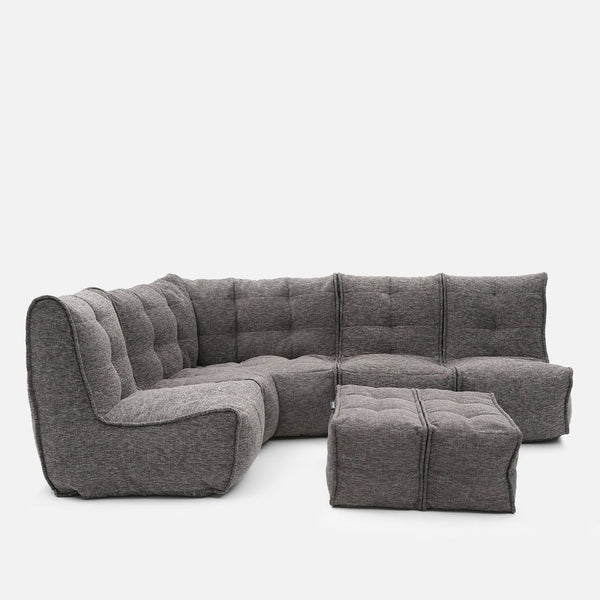 Mod 5 Living Lounge Modulsofa Luscious Gray Innedørs modulsofa