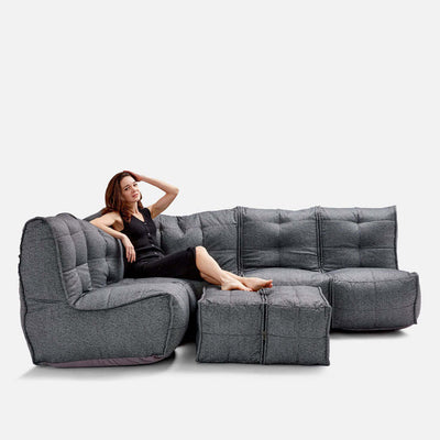 Mod 5 Living Lounge Modulsofa Titanium Weave 