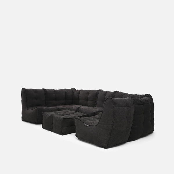 Mod 6 Lounge Max Modulsofa Black Sapphire Innedørs modulsofa
