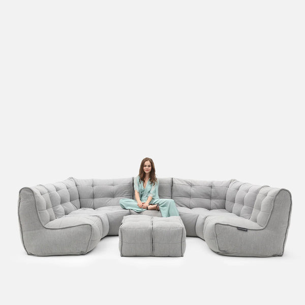 Mod 6 Lounge Max Modulsofa Keystone Gray Innedørs modulsofa