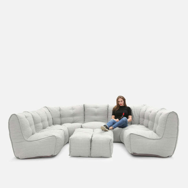Twin Ottoman Modulsofa Silverline Udendørs modulsofa