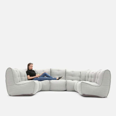 Mod 6 Lounge Max Modulsofa Silverline 