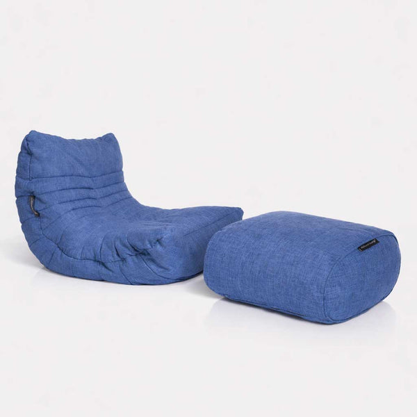 Ottoman Blue Jazz Indendørs sækkestol