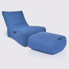 Ottoman Blue Jazz Indendørs sækkestol
