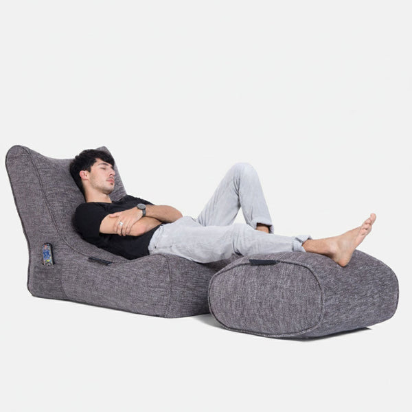 Ottoman Luscious Gray indendørs sækkestol