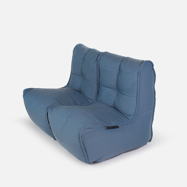 Twin Couch Modulsofa Atlantic Denim Utendørs modulsofa
