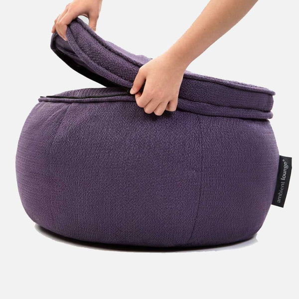 Wing Ottoman Aubergine Dream Innedørs saccosekk