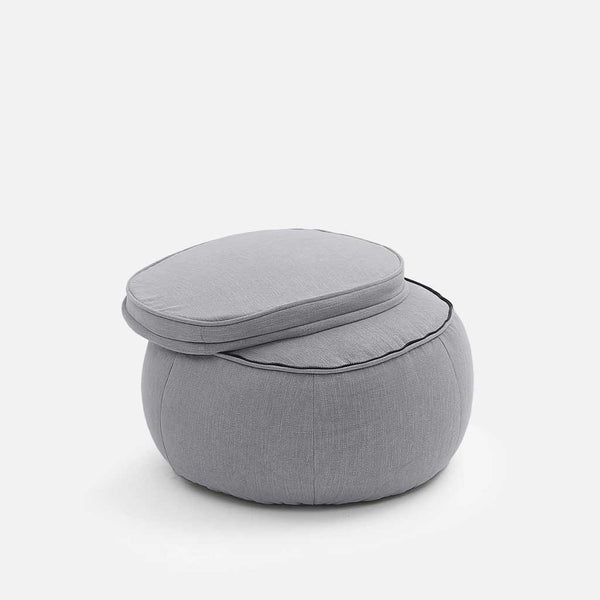 Wing Ottoman Keystone Gray Indendørs sækkestol