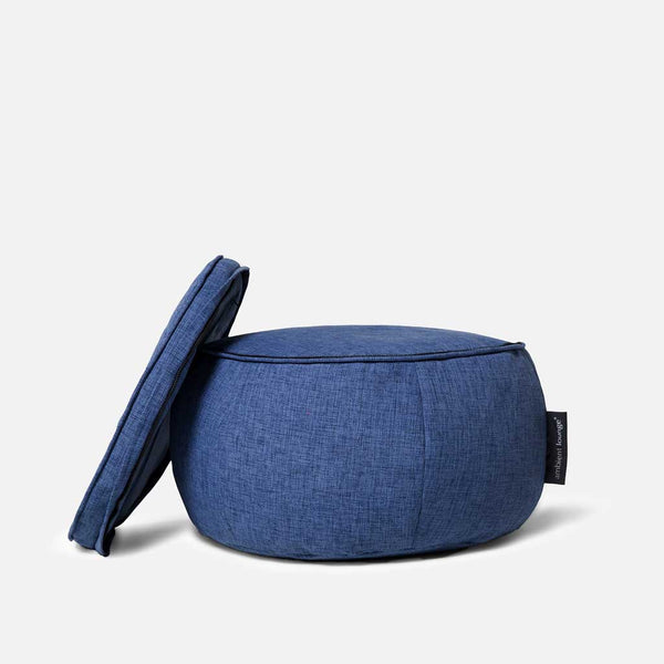 Wing Ottoman Blue Jazz Innedørs saccosekk