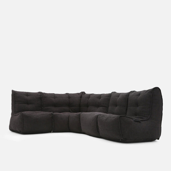Mod 4 L Sofa Modulsofa Black Sapphire Innedørs modulsofa