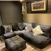 Mod 5 Living Lounge Modulsofa Black Sapphire Indendørs modulsofa