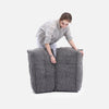 Twin Ottoman Modulsofa Luscious Gray Innedørs modulsofa