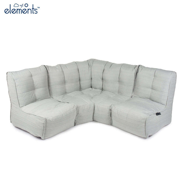 Mod 3 Cozy Corner Modulsofa Silverline Utendørs modulsofa